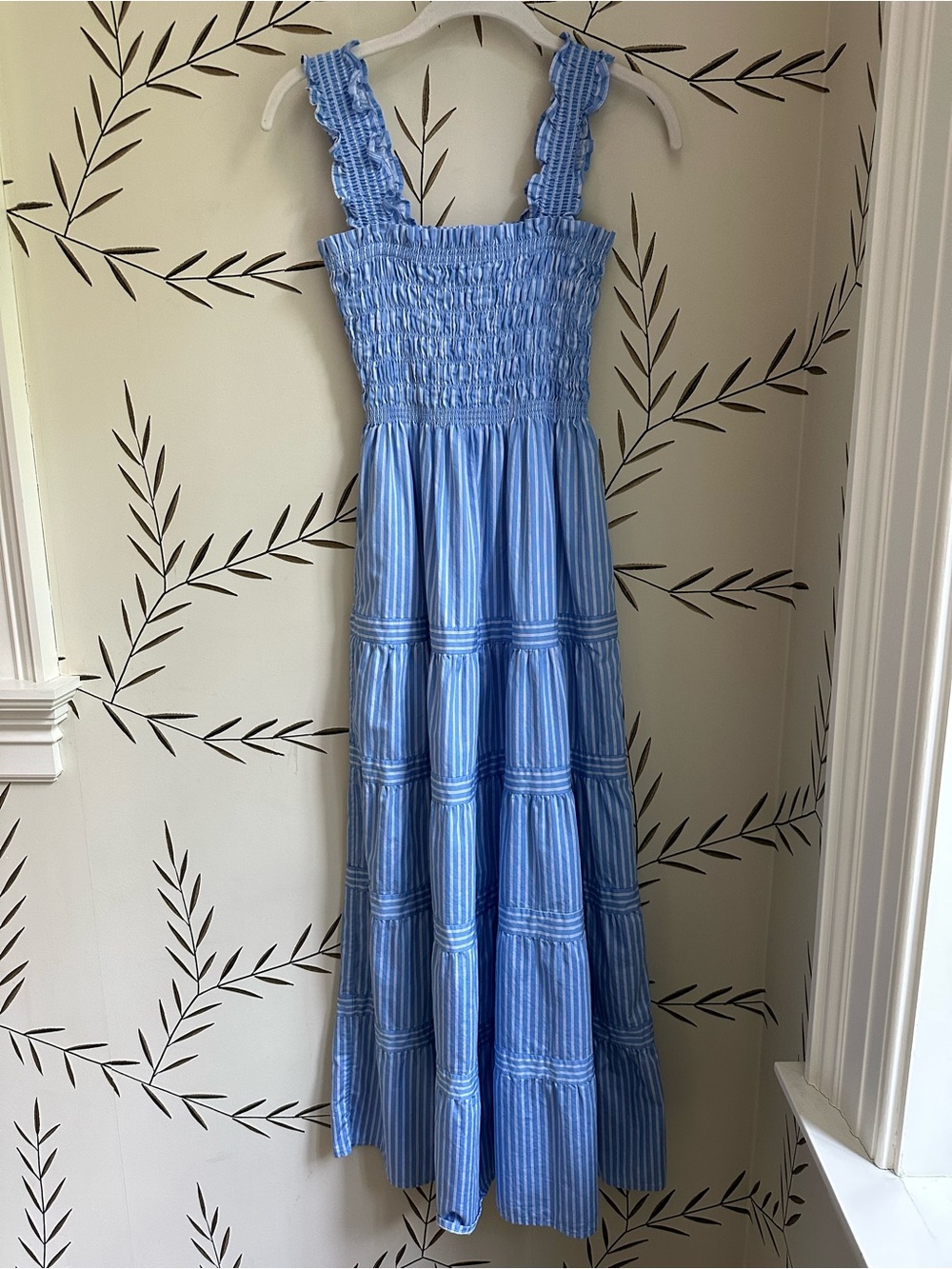 Hill House Kimmy dress. Blue stripe. S. EUC - Picture 8 of 10